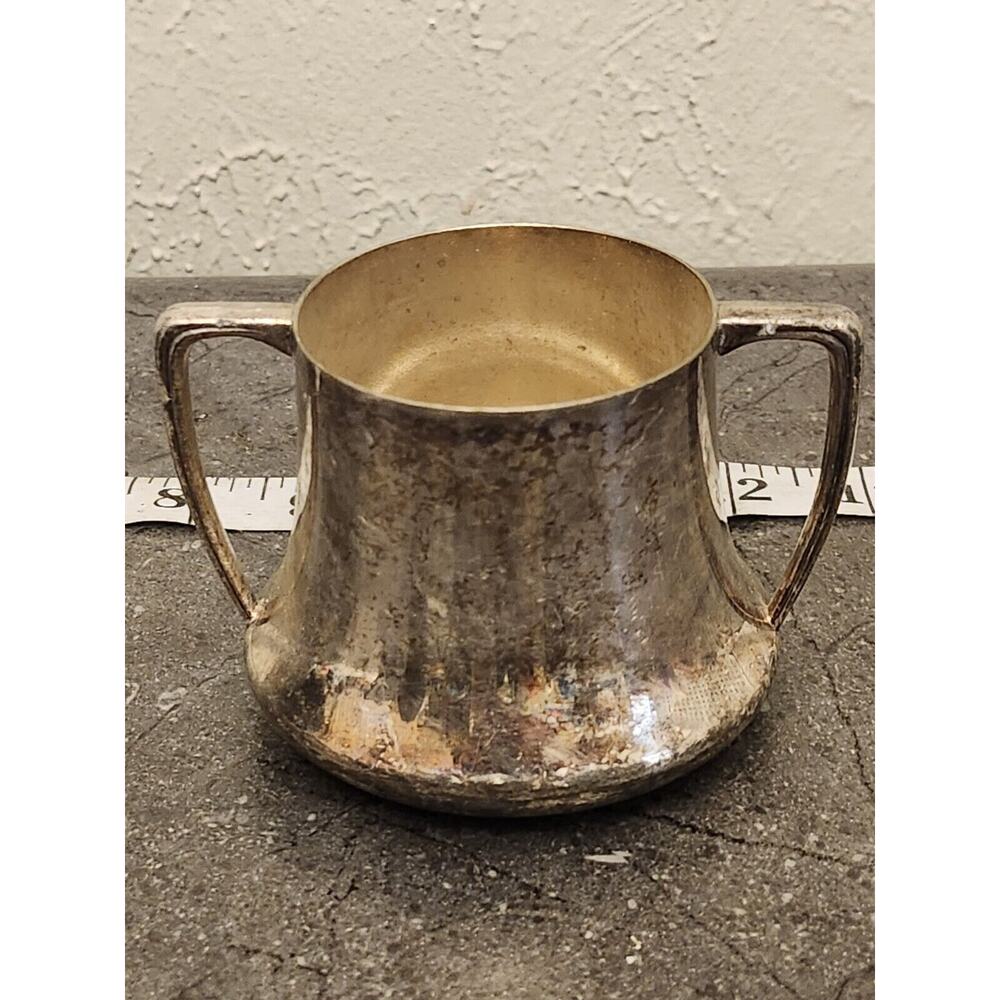 Vintage‎ Silverplate EPNS Creamer Mulholland Art Deco 18% Nickel Base 2048